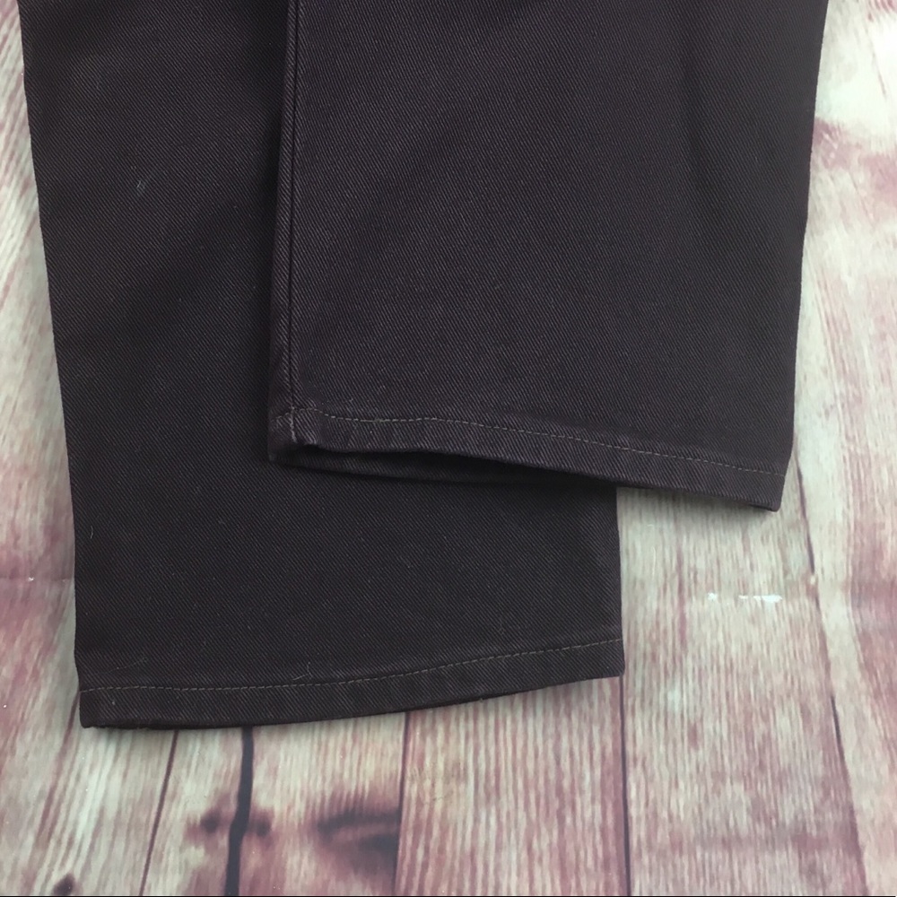 💸😻Wrangler Vintage burgundy jean size 13 junior - Picture 6 of 9